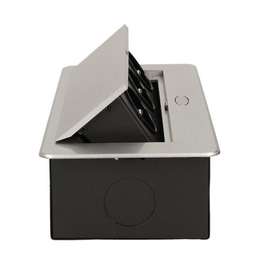 GNIAZDO DORGA WPUSZCZANE BLAT STOŁU BIURKA 2X USB